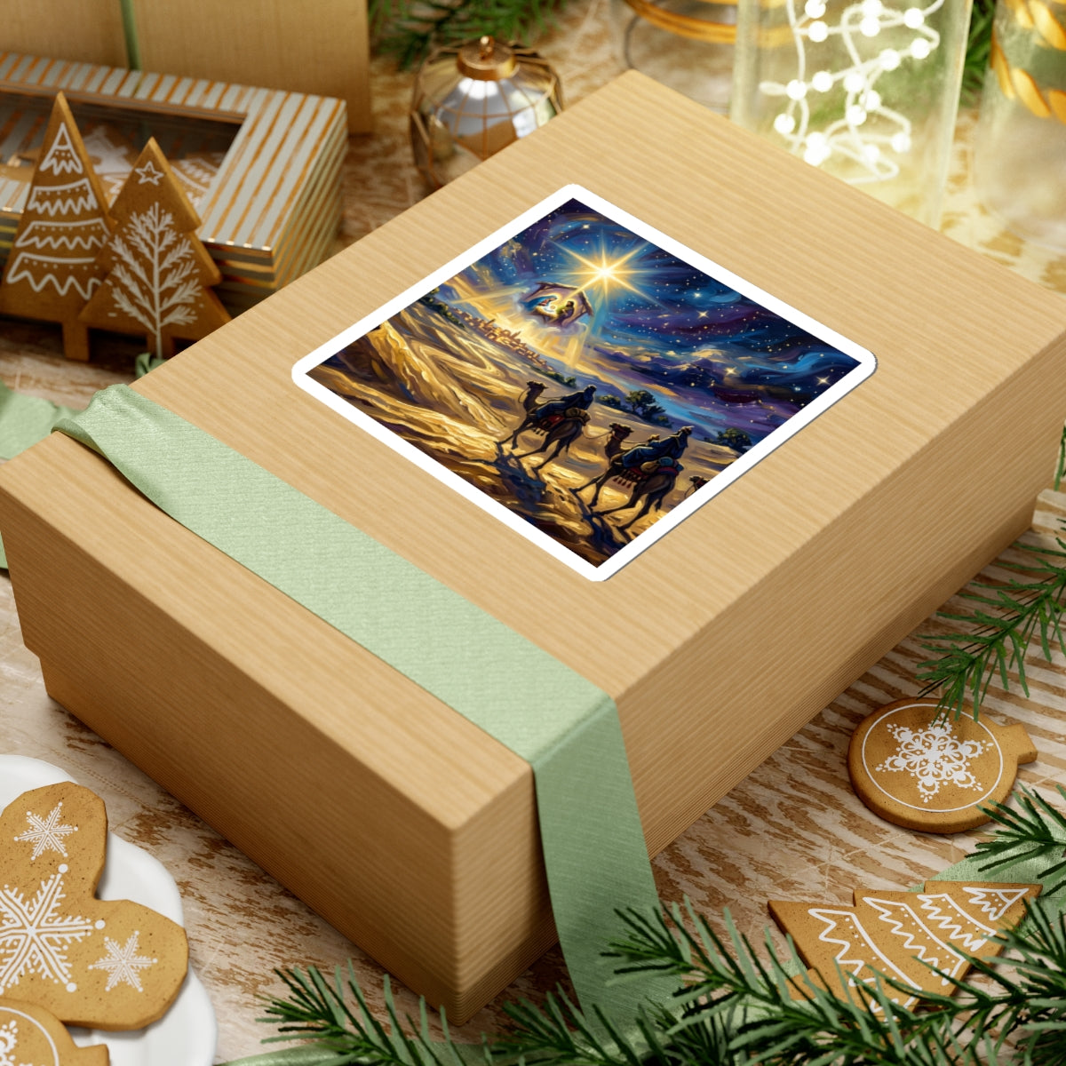 “Journey to Bethlehem - Wise Men Follow the Star” - Sticker