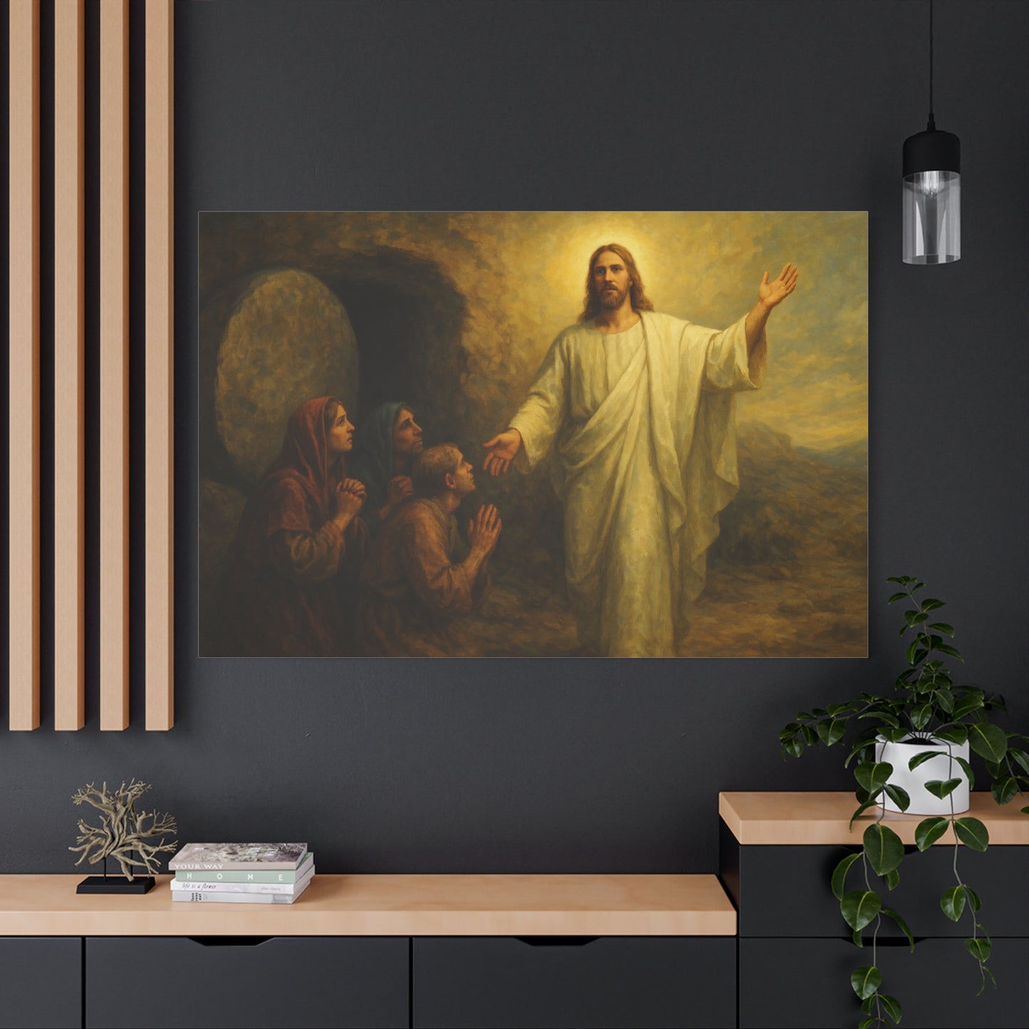 “Jesus Rose from the Dead – Luke 24:5–8” - Canvas Art