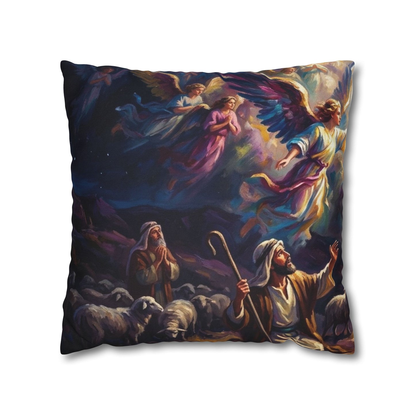 “Hark the Herald - Angels Announce the Savior” - Pillowcase