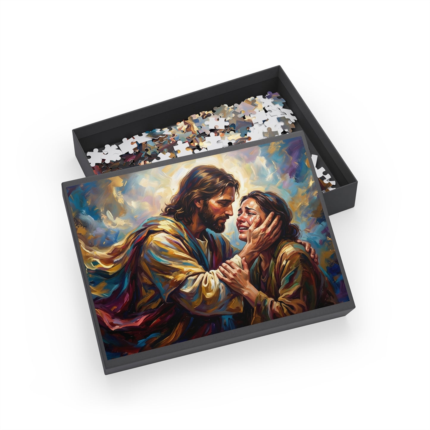 “No More Tears - God's Eternal Comfort” - Jigsaw Puzzle