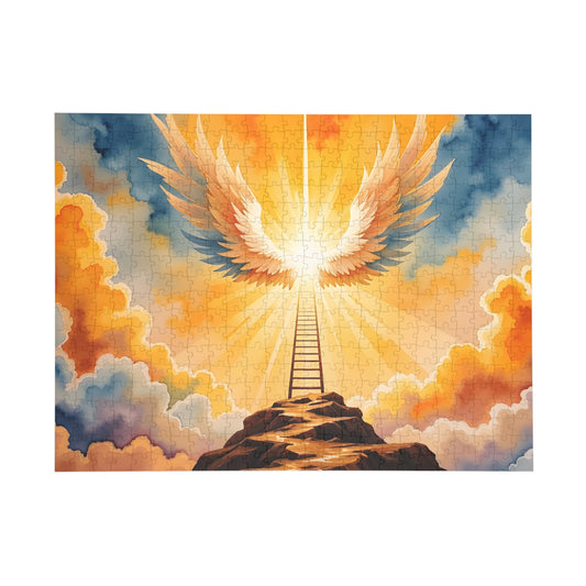 “Jacob's Gate - Angels Ascending and Descending” - Jigsaw Puzzle