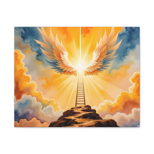 “Jacob's Gate - Angels Ascending and Descending” - Canvas Art