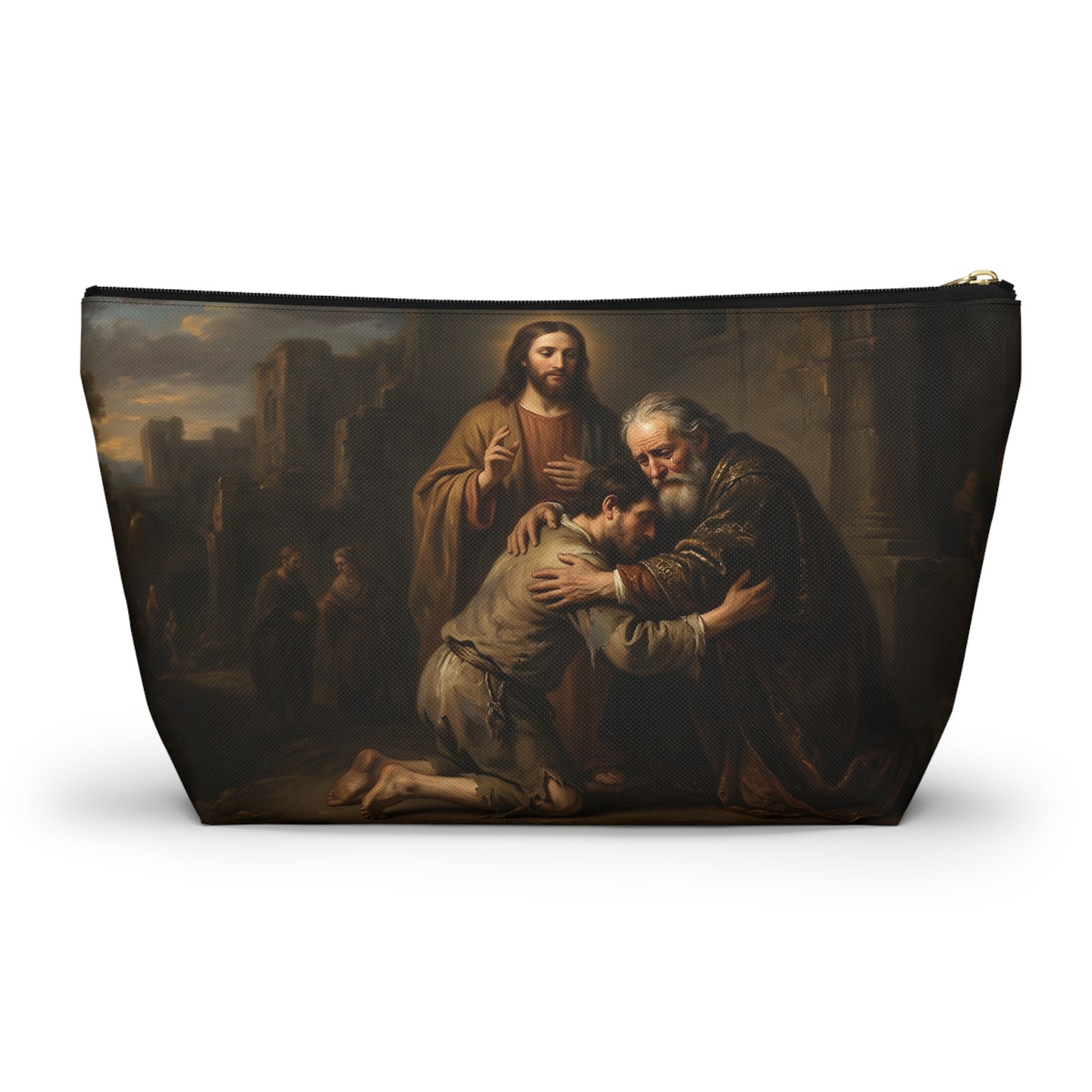 The prodigal son running toward his father - Accessory Pouch