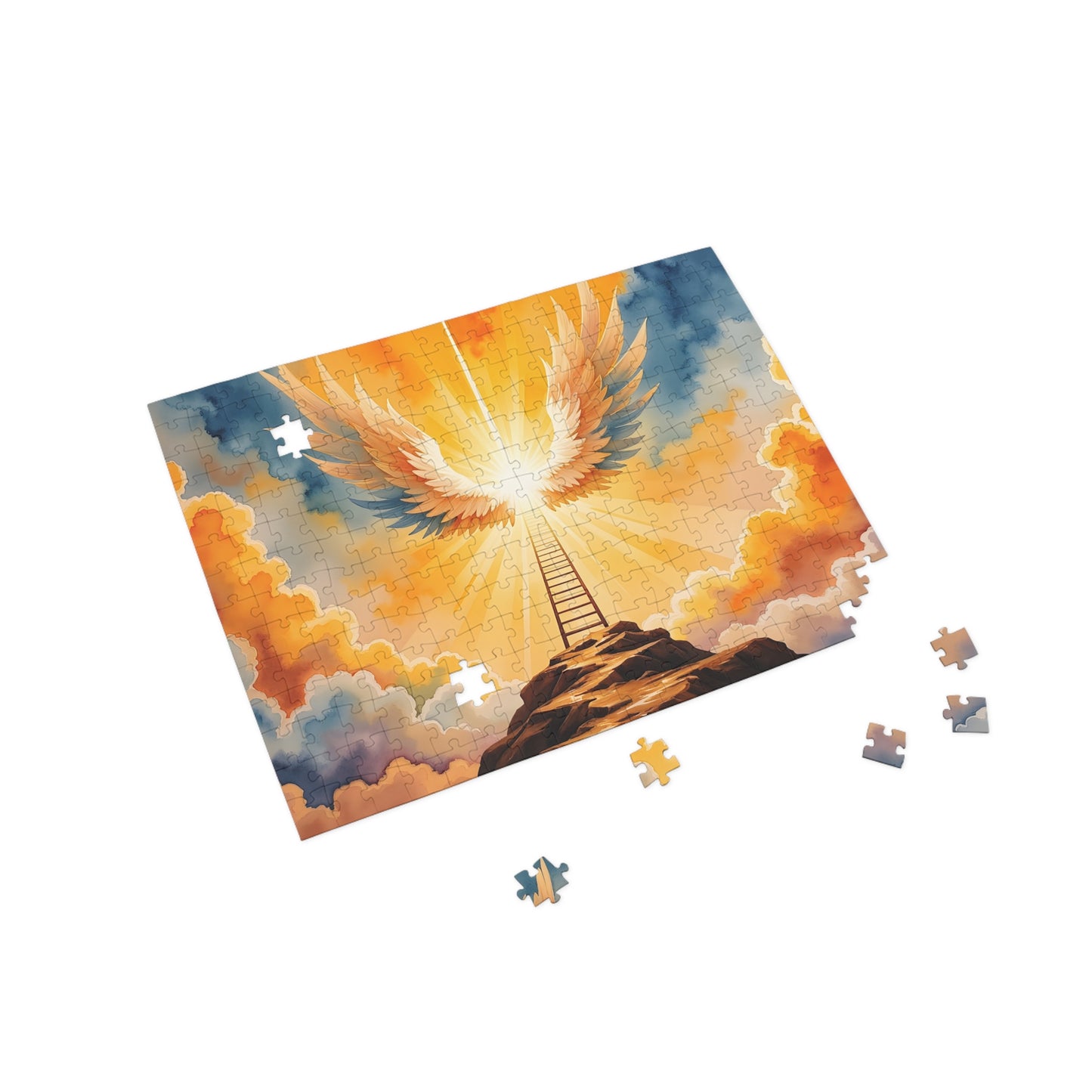 “Jacob's Gate - Angels Ascending and Descending” - Jigsaw Puzzle