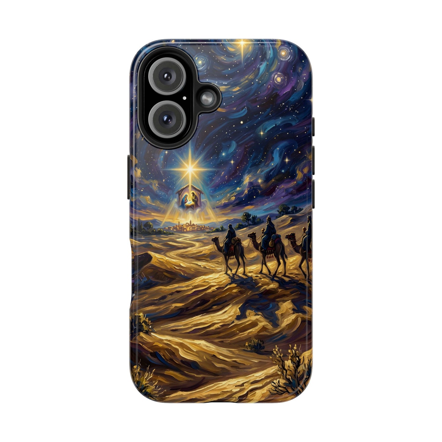 “Journey to Bethlehem - Wise Men Follow the Star” - Phone Case