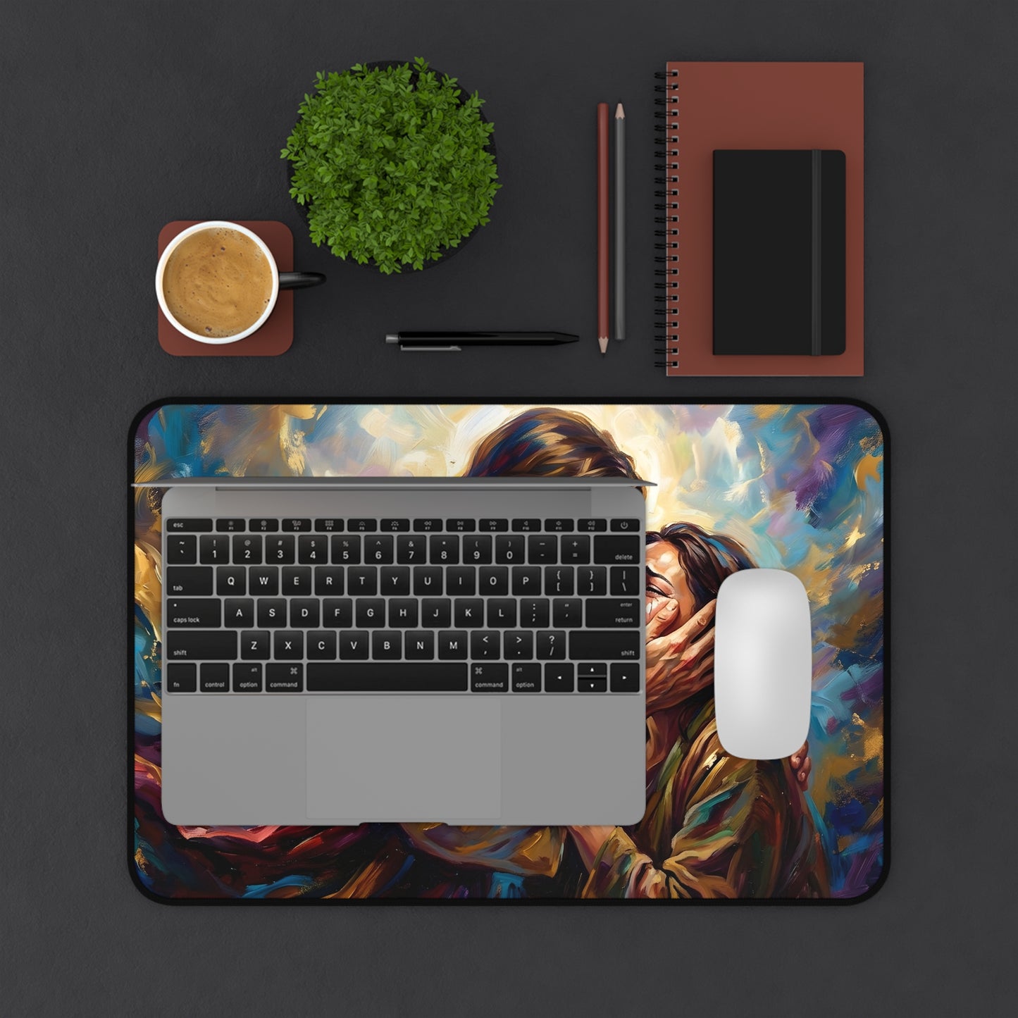 “No More Tears - God's Eternal Comfort” - Desk Mat