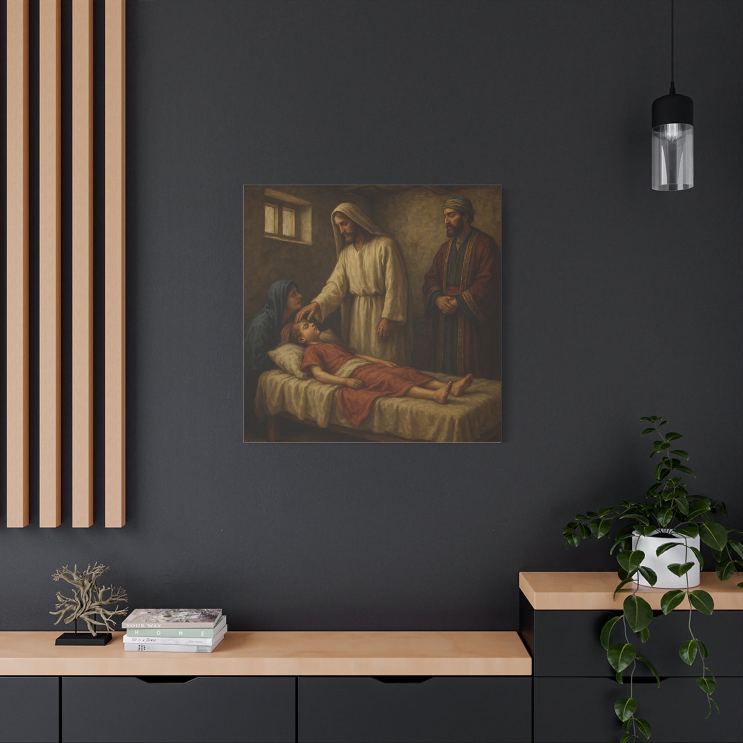 “The Healing Word – Jesus Restores the Nobleman’s Son” - Canvas Art