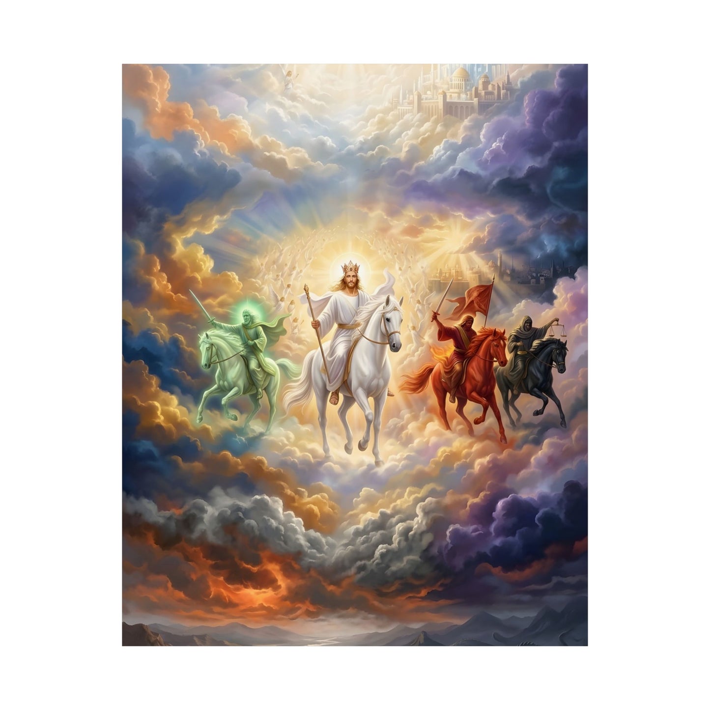 “Behold, A Pale Horse - The Four Horsemen” - Poster