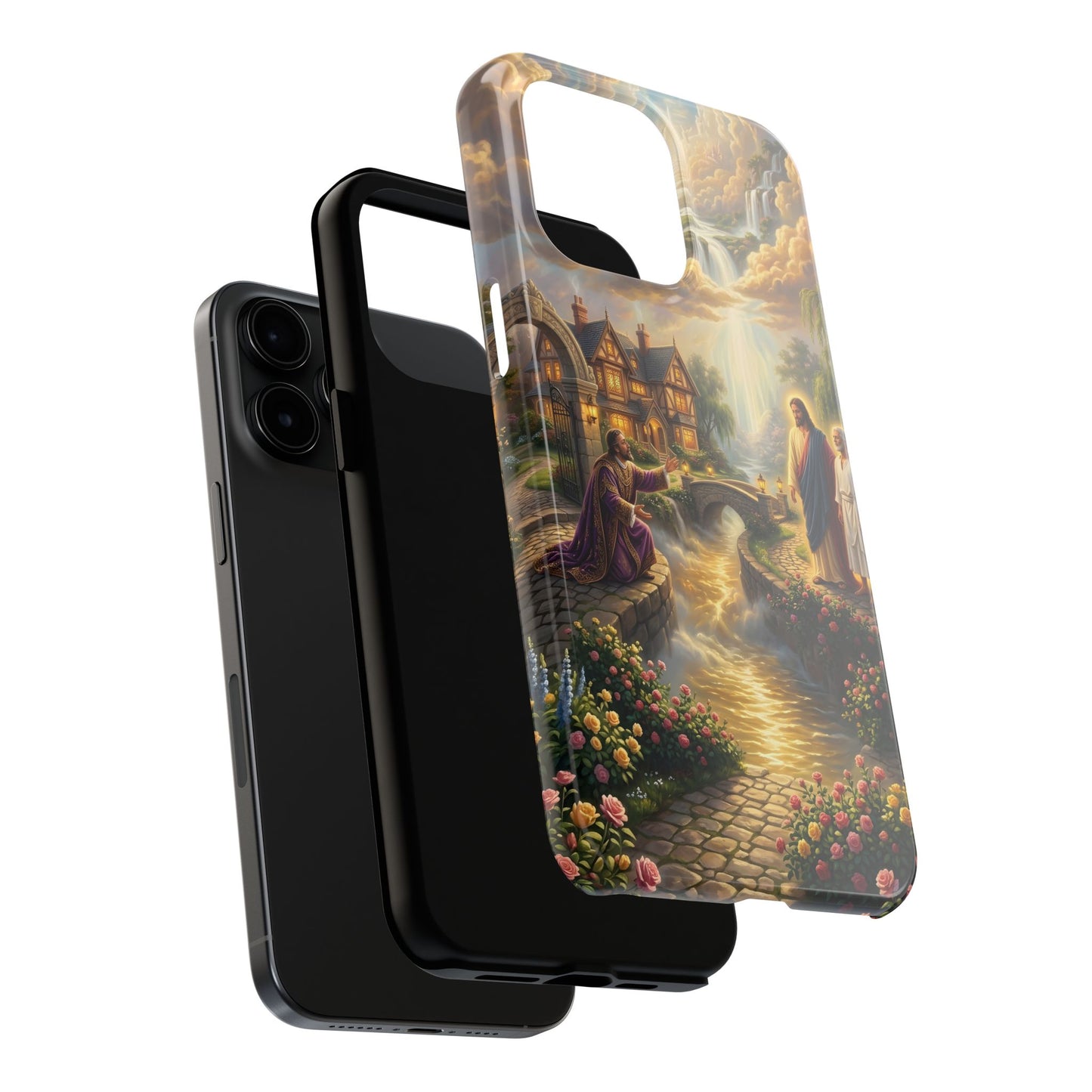 “The Great Reversal - Lazarus at the Rich Man’s Gate” - Phone Case
