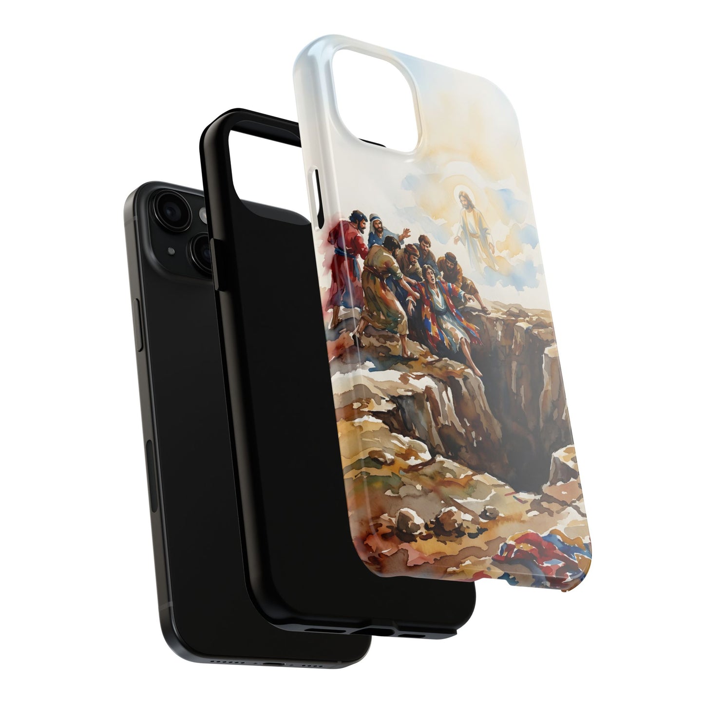 “Betrayal and Providence - Joseph in the Pit” - Phone Case