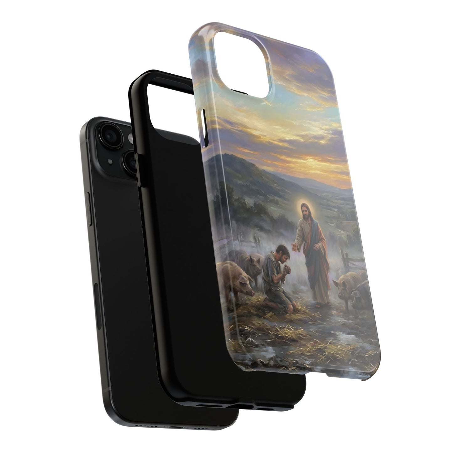 “Turning Point - The Prodigal Son's Repentance” - Phone Case