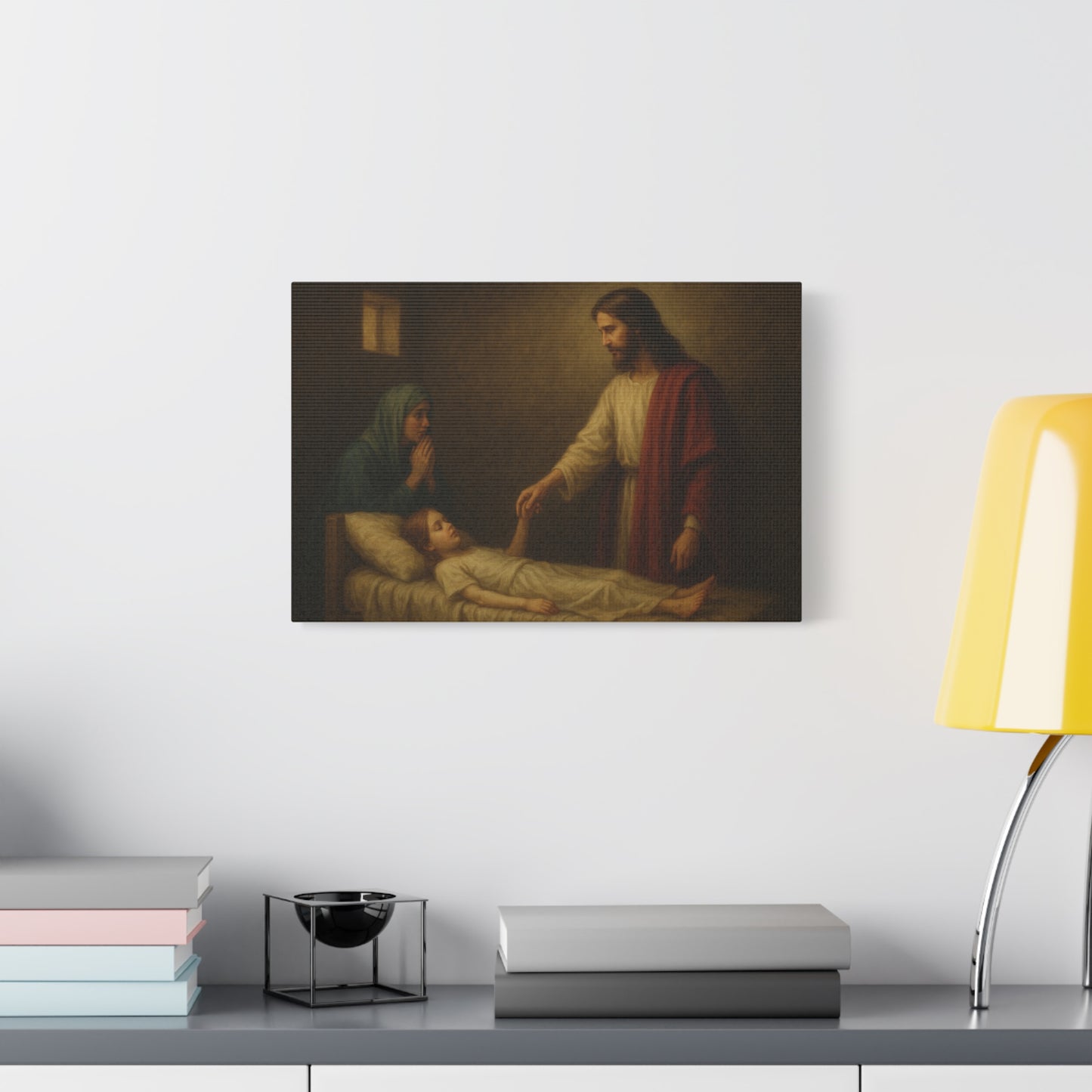 “Talitha Cumi – Jesus Raises the Ruler’s Daughter” - Canvas Art