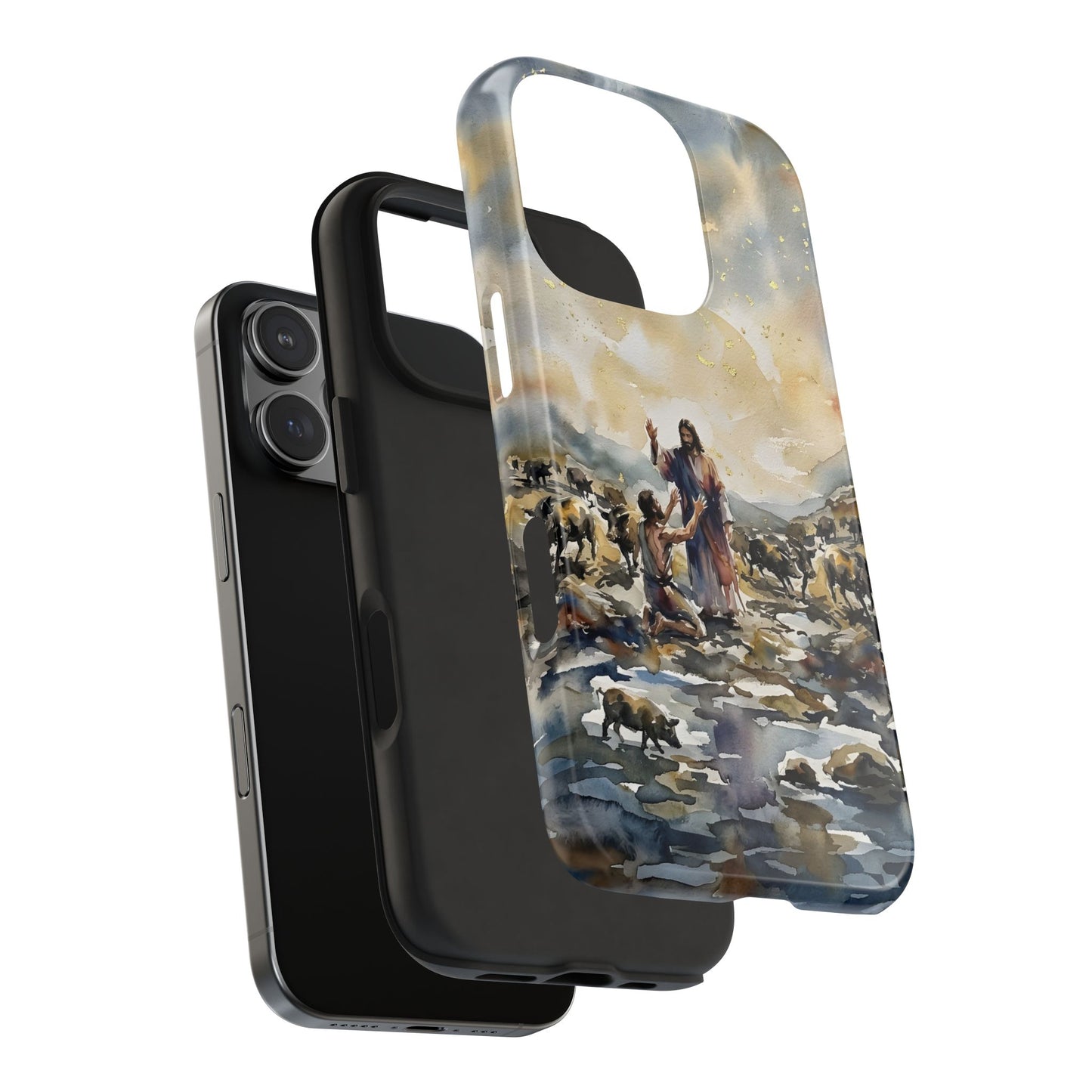“Unchained - Jesus and the Demoniac” - Phone Case