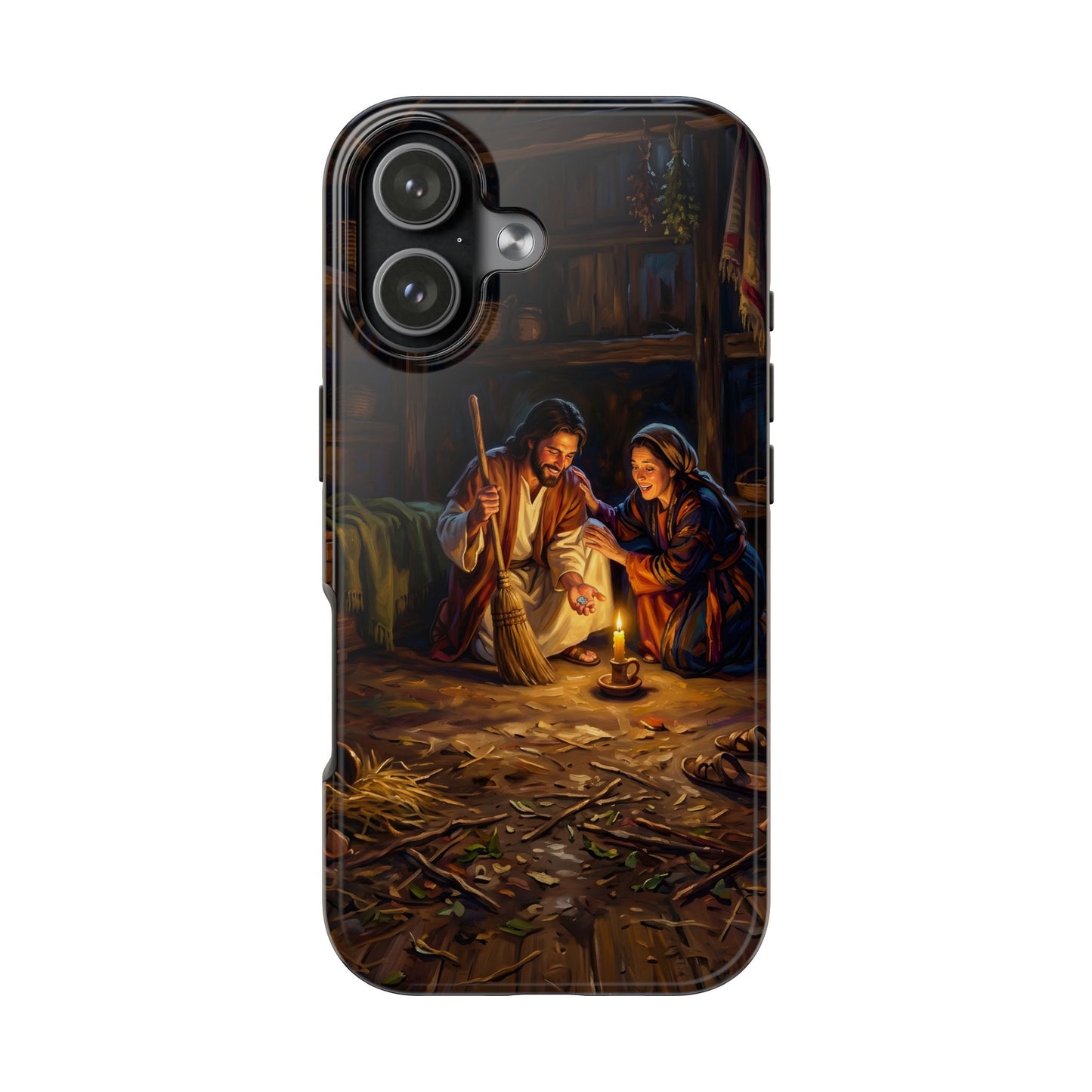 “Lost and Found - The Sweeping Woman of Luke 15” - Phone Case