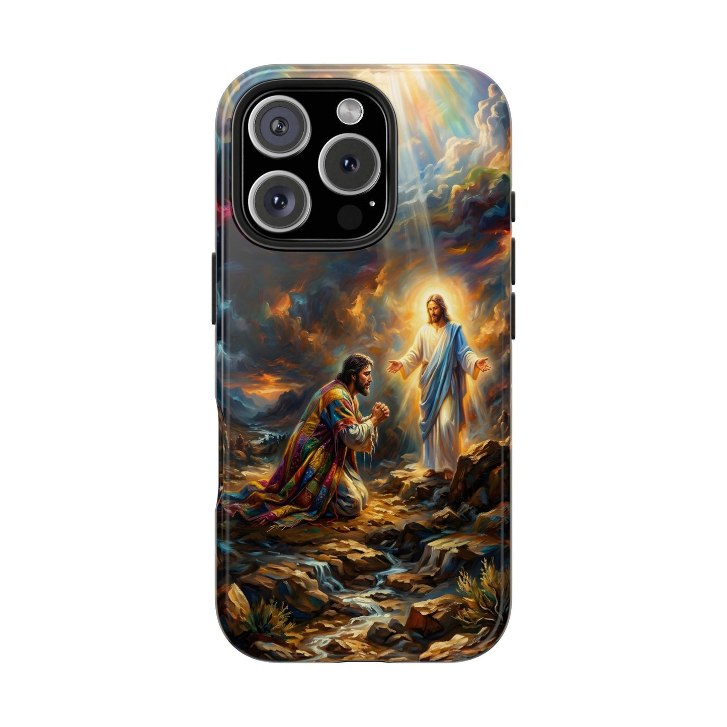 “Coat of Many Colors - Joseph's Enduring Faith” - Phone Case