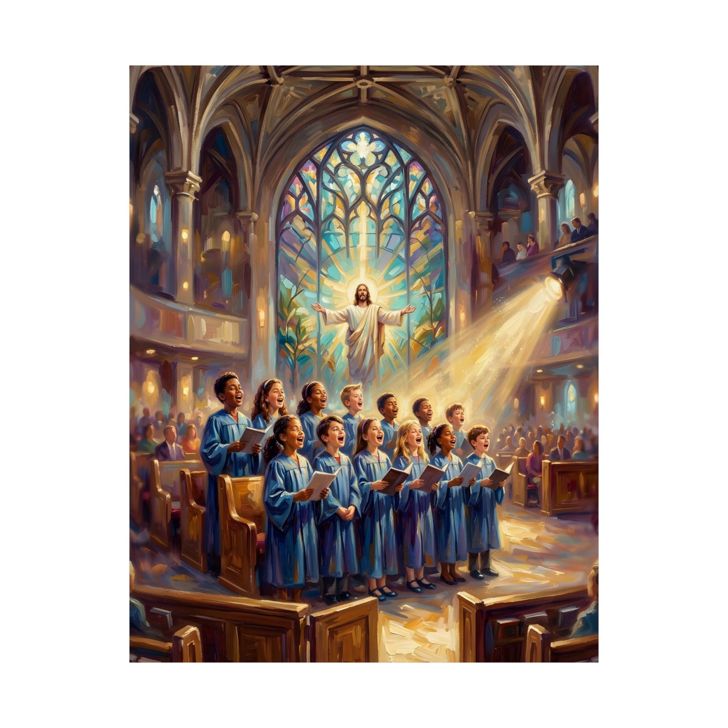 “Make a Joyful Noise - Children Sing Praise” - Poster