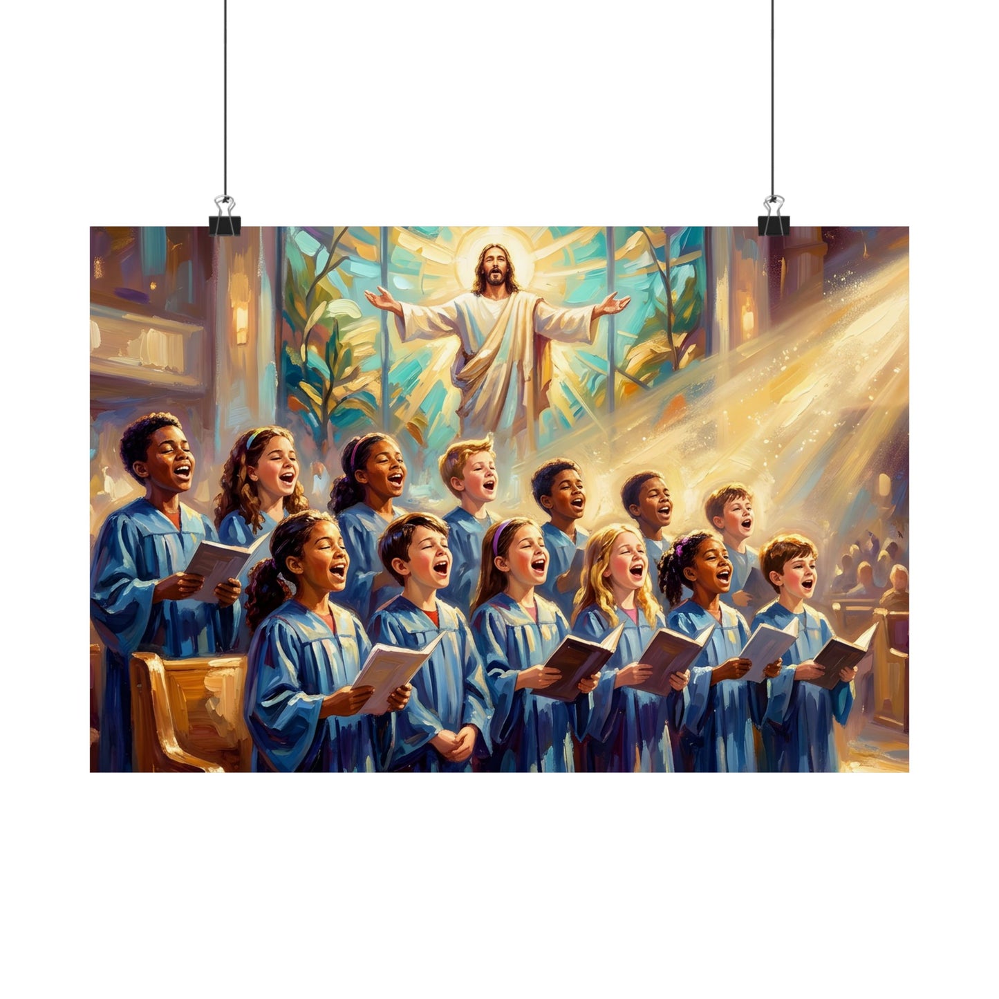 “Make a Joyful Noise - Children Sing Praise” - Poster