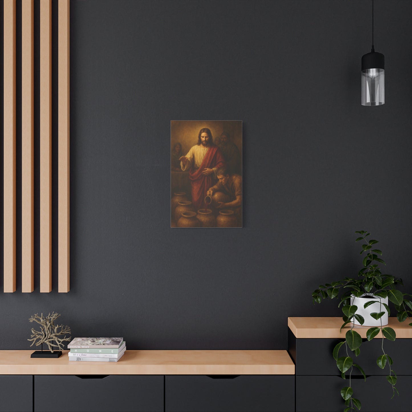 “Water into Wine – The First Miracle at Cana” - Canvas Art
