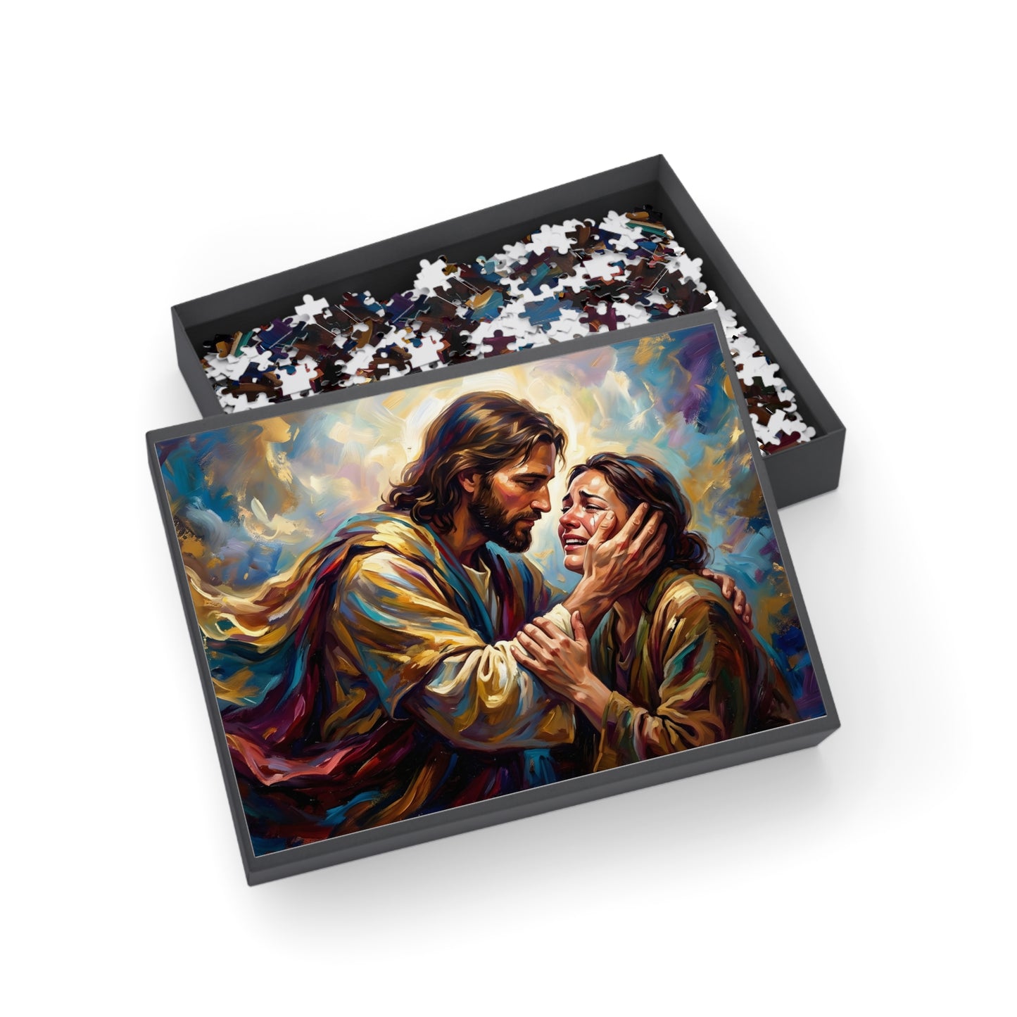“No More Tears - God's Eternal Comfort” - Jigsaw Puzzle