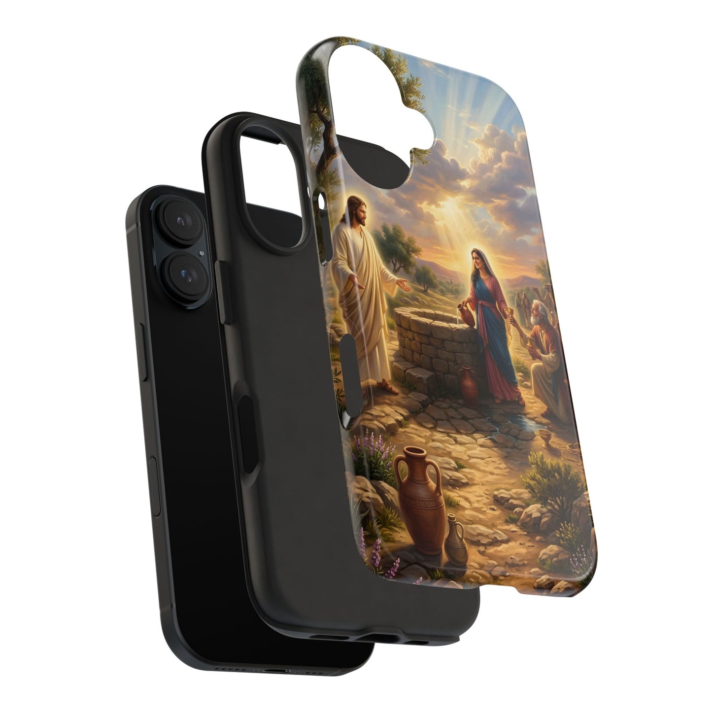 “Providence Unveiled - Rebekah at the Well” - Phone Case