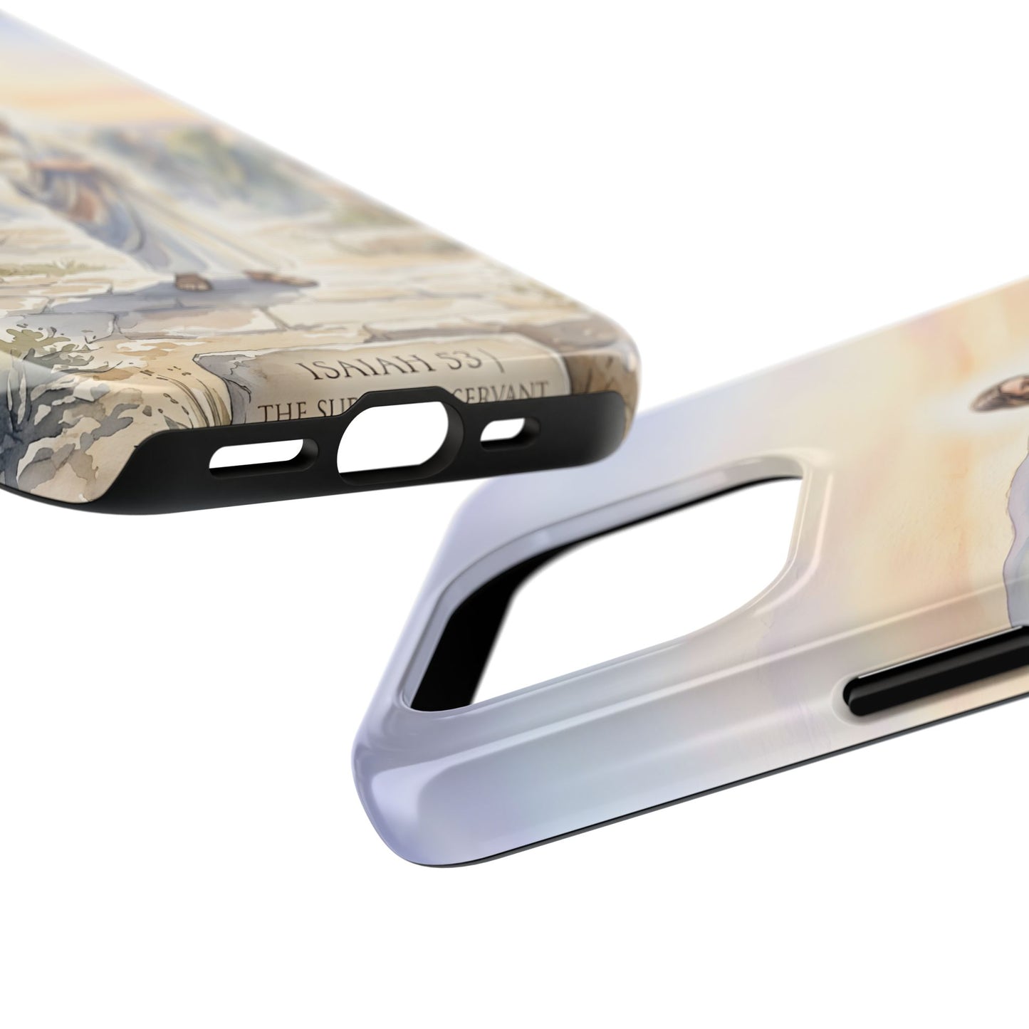 Isaiah prophesying the suffering servant - Phone Case