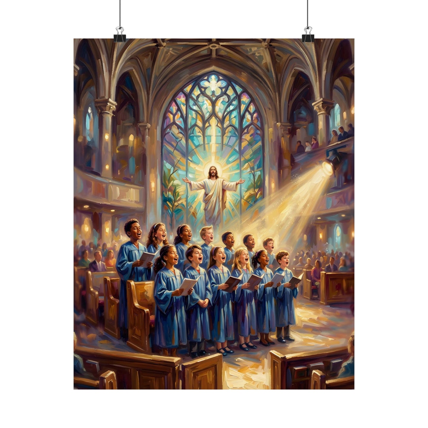 “Make a Joyful Noise - Children Sing Praise” - Poster