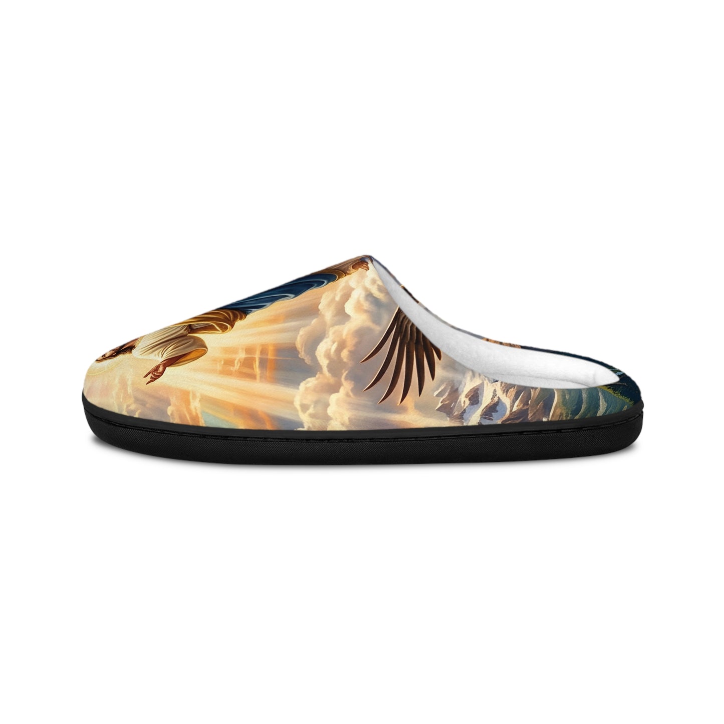 “Soaring Like Eagles - Hope in the Lord Over Mountains” - Indoor Slippers