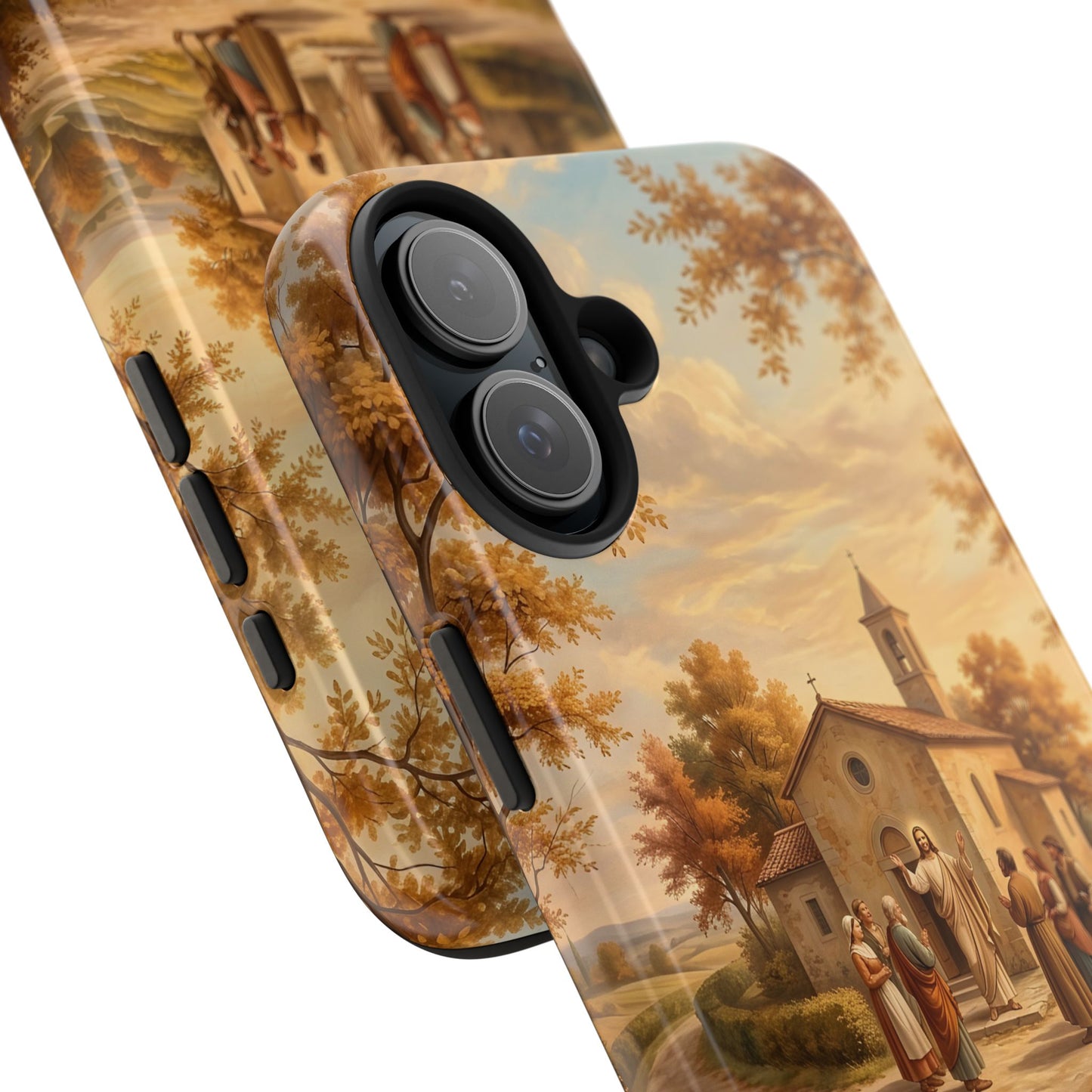 “Sanctuary in Serenity - Autumn's Golden Embrace” - Phone Case
