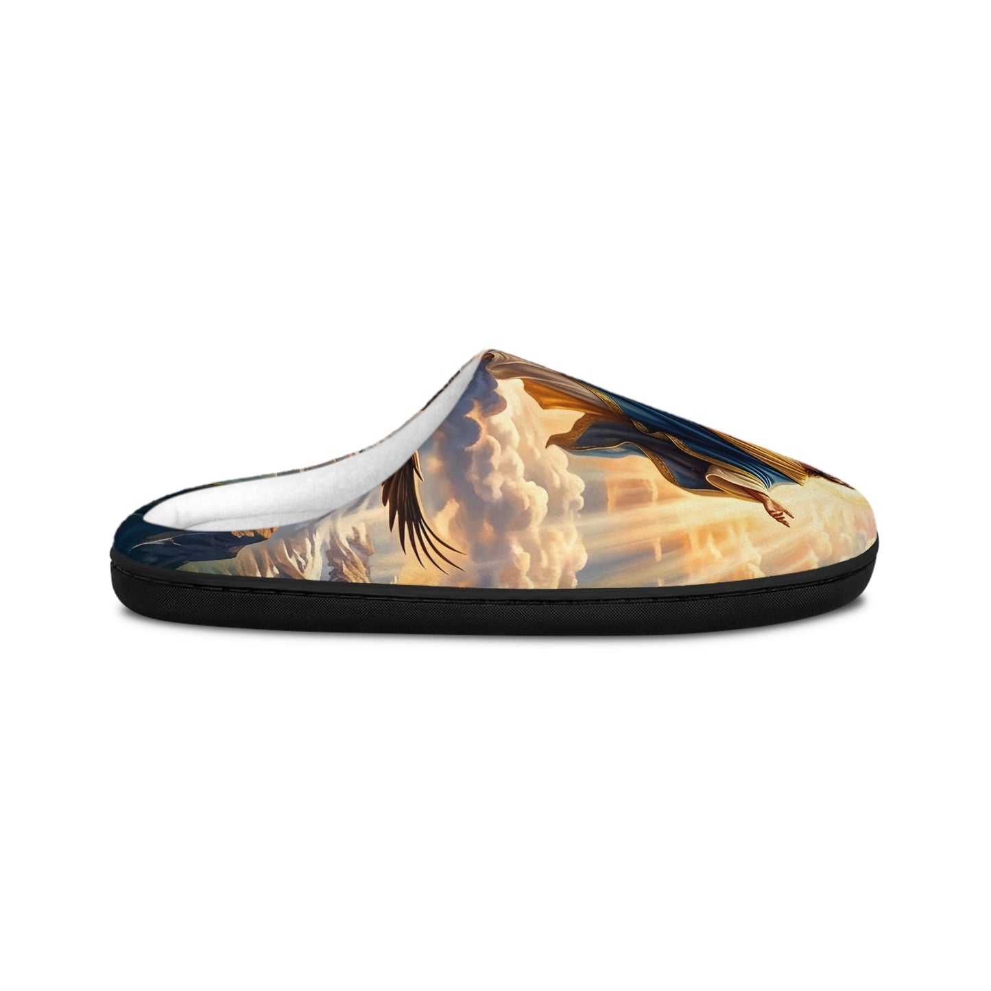 “Soaring Like Eagles - Hope in the Lord Over Mountains” - Indoor Slippers