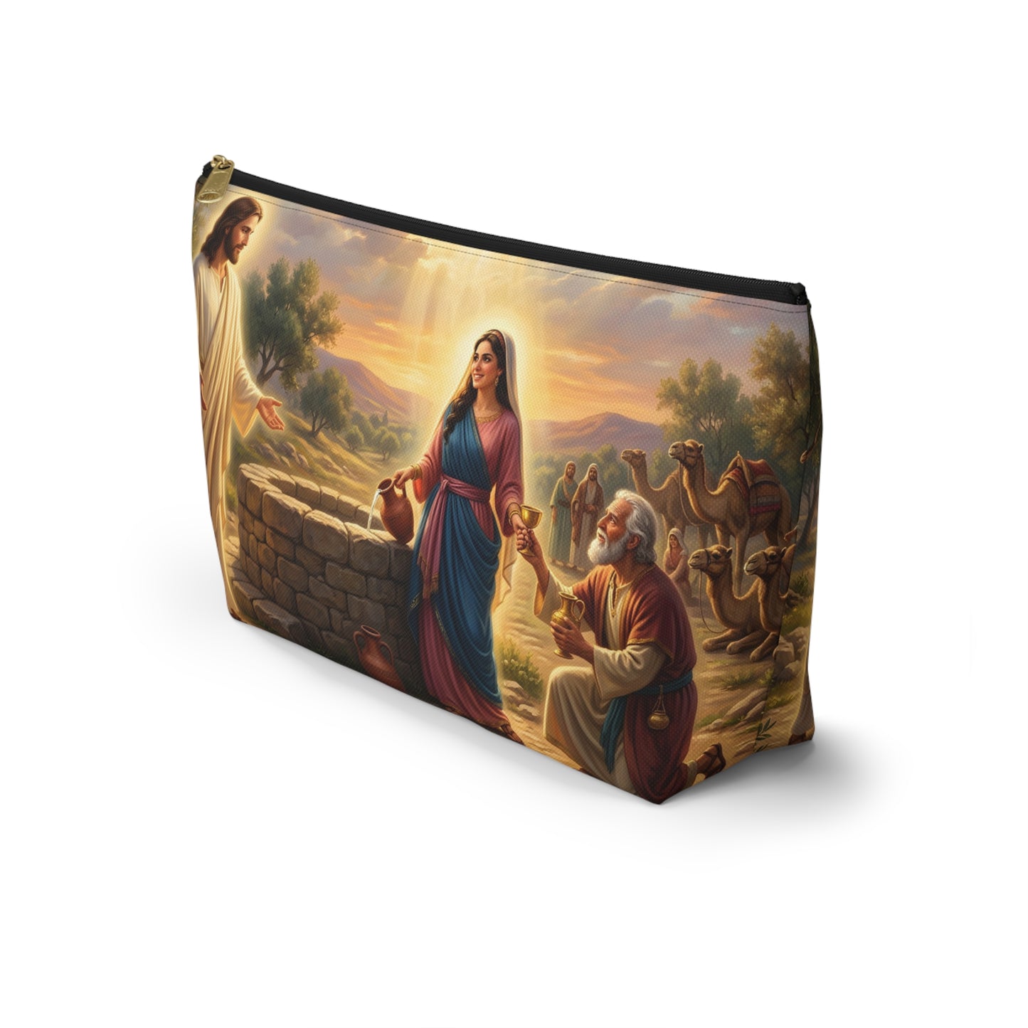 “Providence Unveiled - Rebekah at the Well” - Accessory Pouch