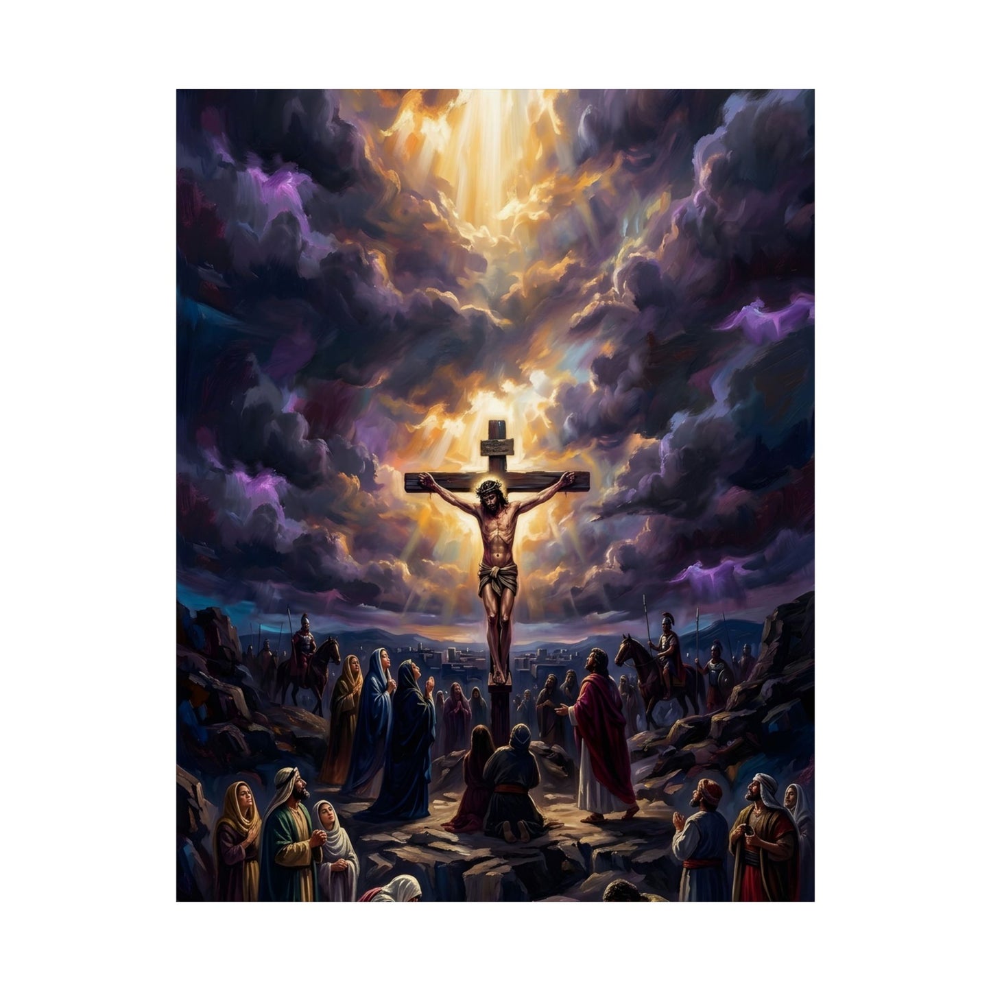 “It Is Finished - The Crucifixion at Calvary” - Poster
