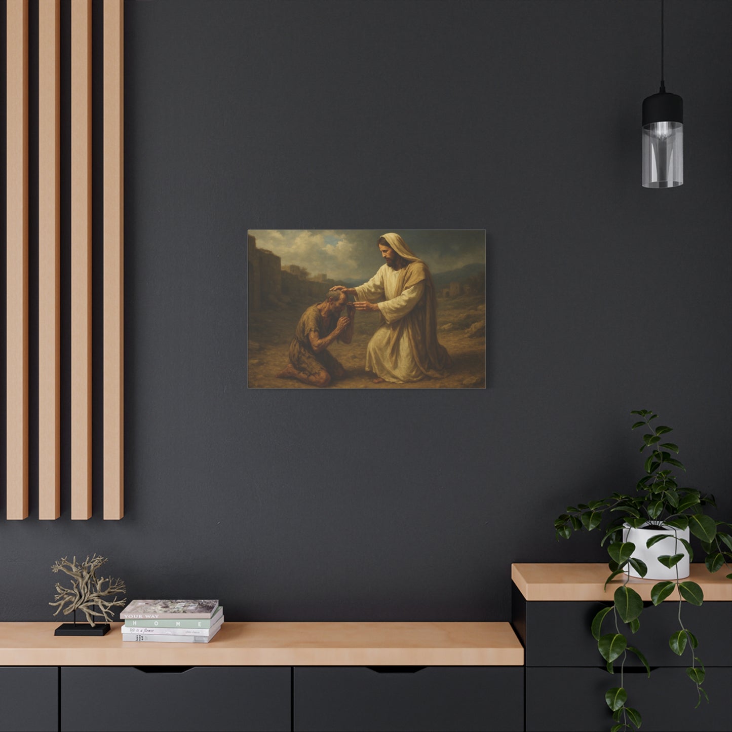 “Stretch Out Your Hand – Jesus Heals the Withered Hand” - Canvas Art
