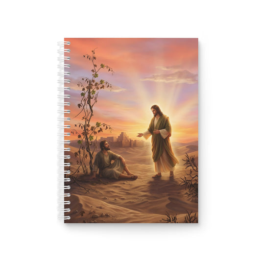 “Withered Vine - Jonah's Lesson in Mercy” - Spiral Notebook
