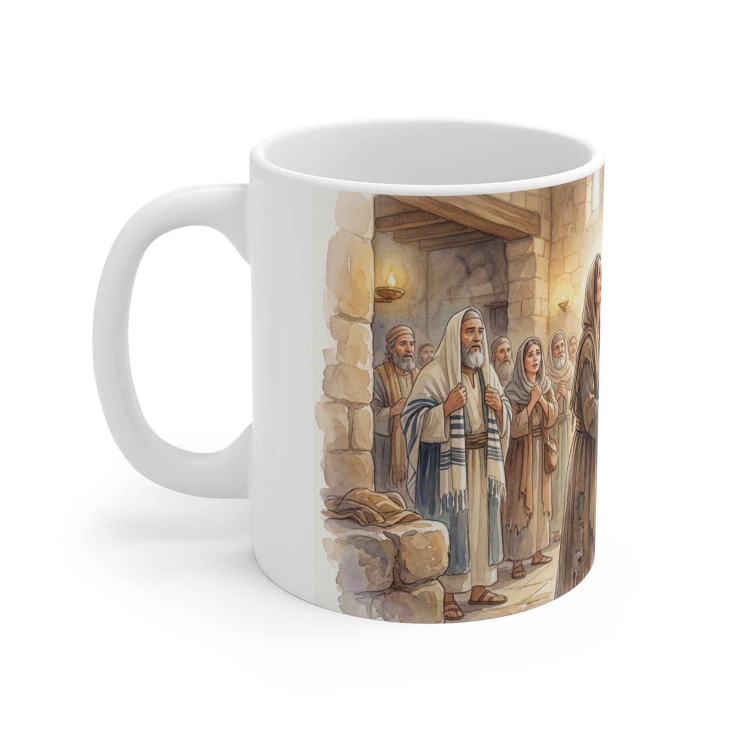 “Released - Jesus Heals the Bent Woman” - Coffee Mug