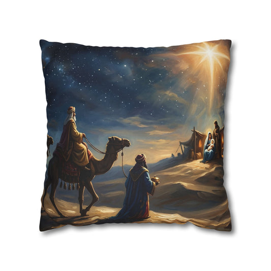 “Journey to the King - Wise Men Seek the Christ Child” - Pillowcase