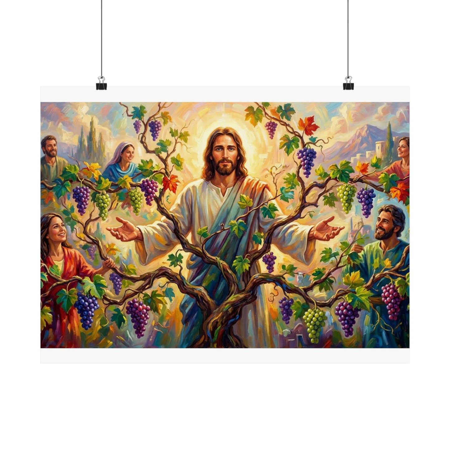 “I Am the True Vine - Abide in My Love” - Poster