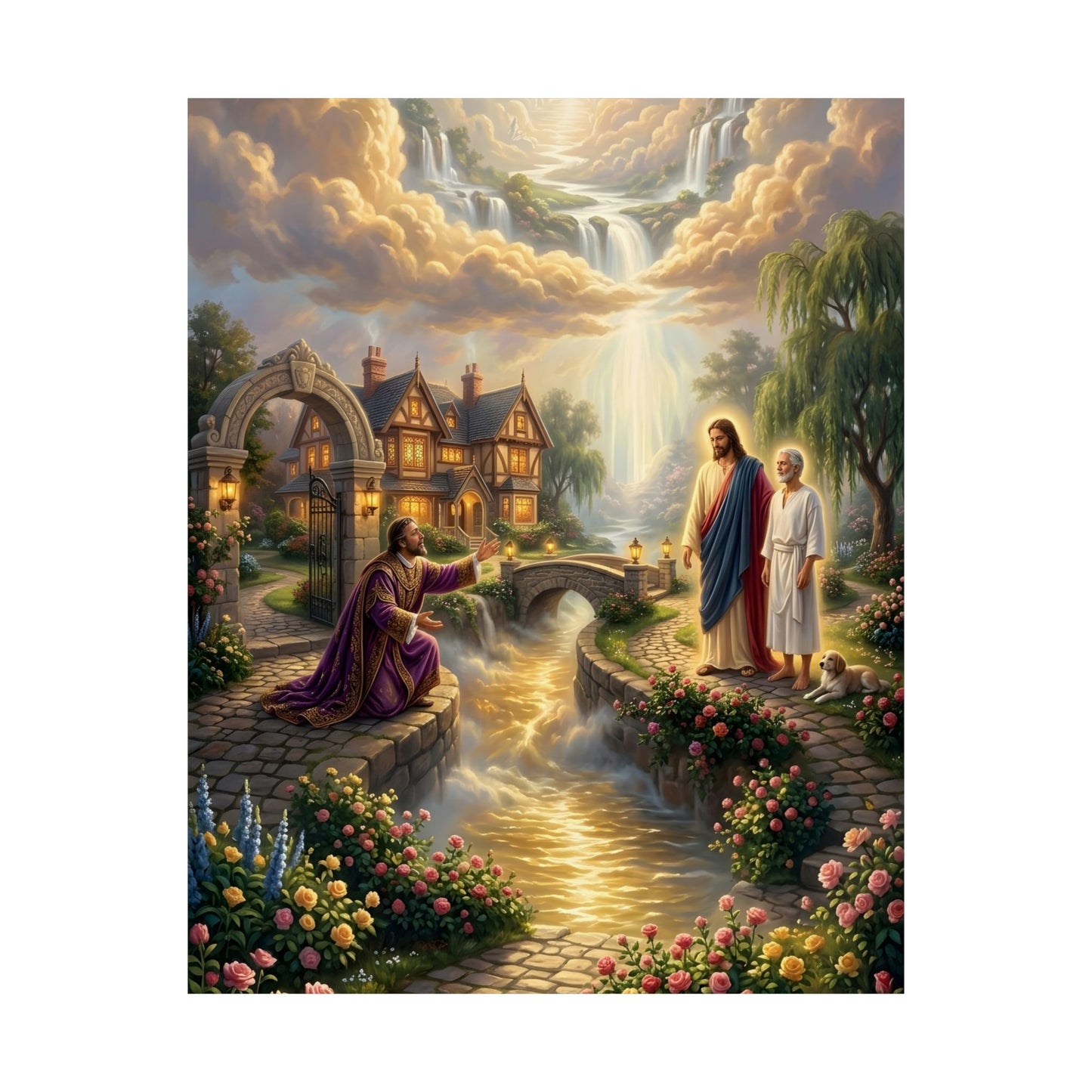 “The Great Reversal - Lazarus at the Rich Man’s Gate” - Poster
