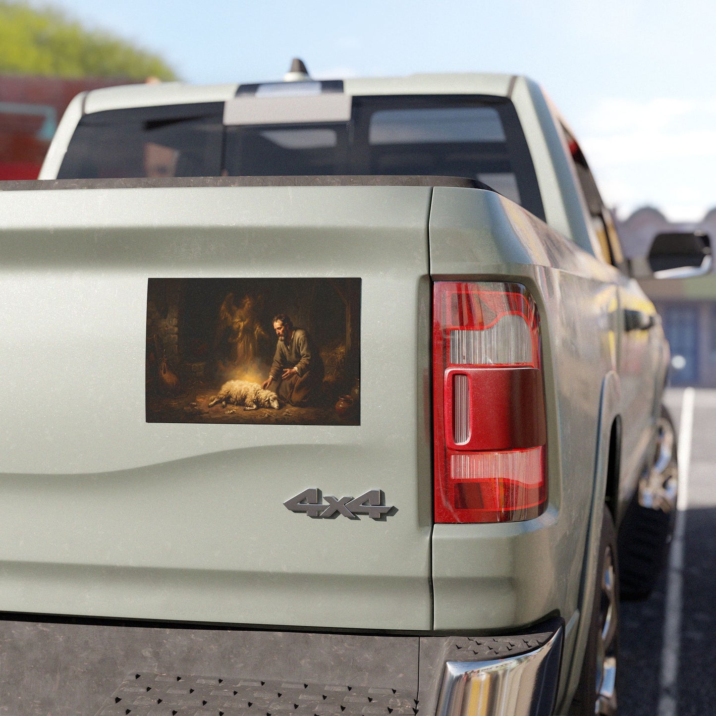 “Gideon's Fleece - Seeking Confirmation from God” - Car Magnet