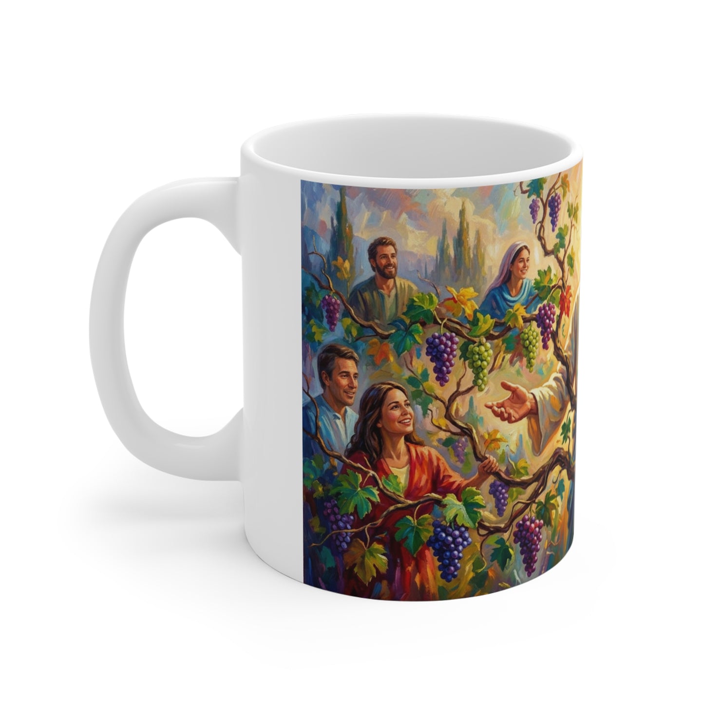 “I Am the True Vine - Abide in My Love” - Coffee Mug