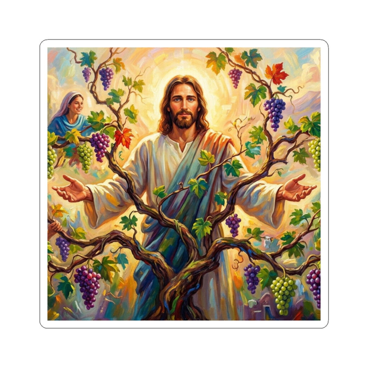 “I Am the True Vine - Abide in My Love” - Sticker