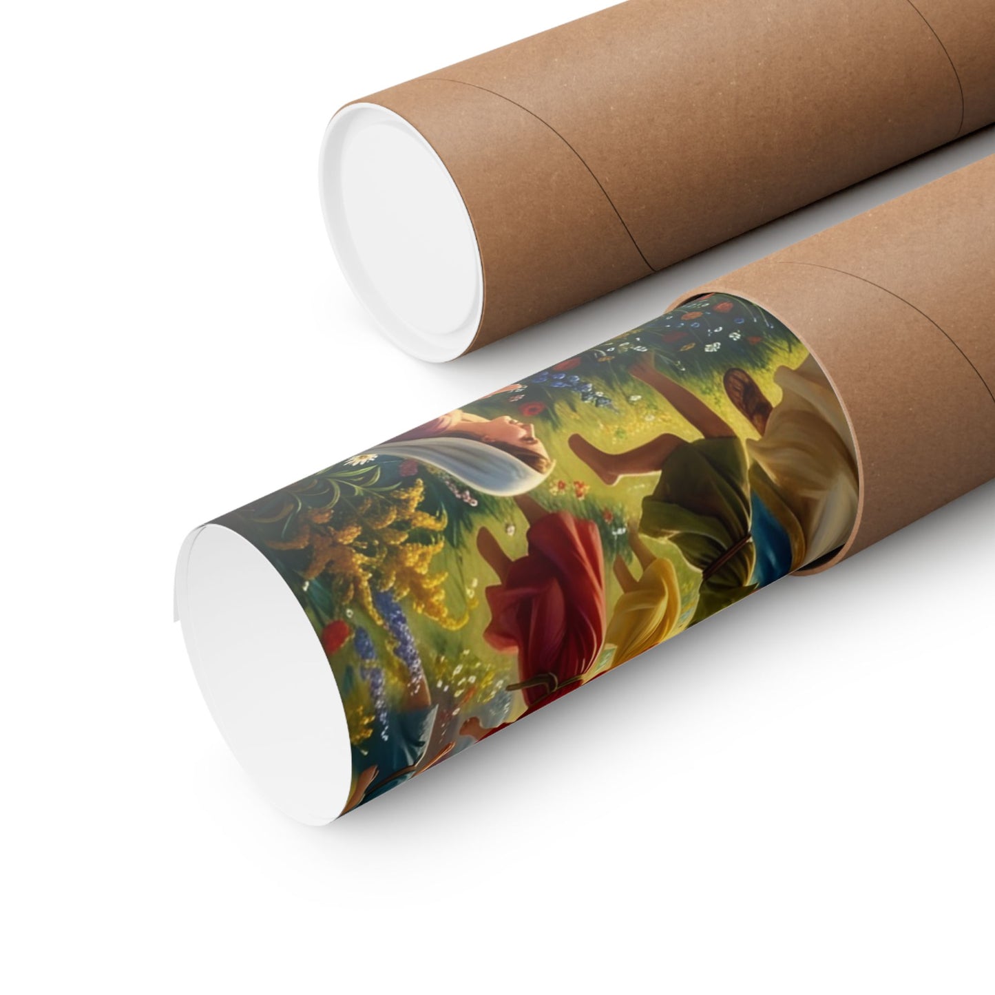 “Joy Overflowing - Children Dancing in the Meadow” - Poster