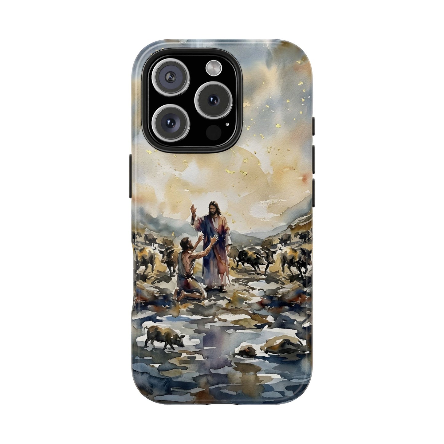 “Unchained - Jesus and the Demoniac” - Phone Case