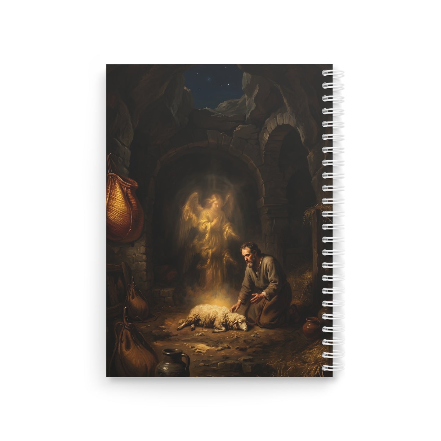 “Gideon's Fleece - Seeking Confirmation from God” - Spiral Notebook