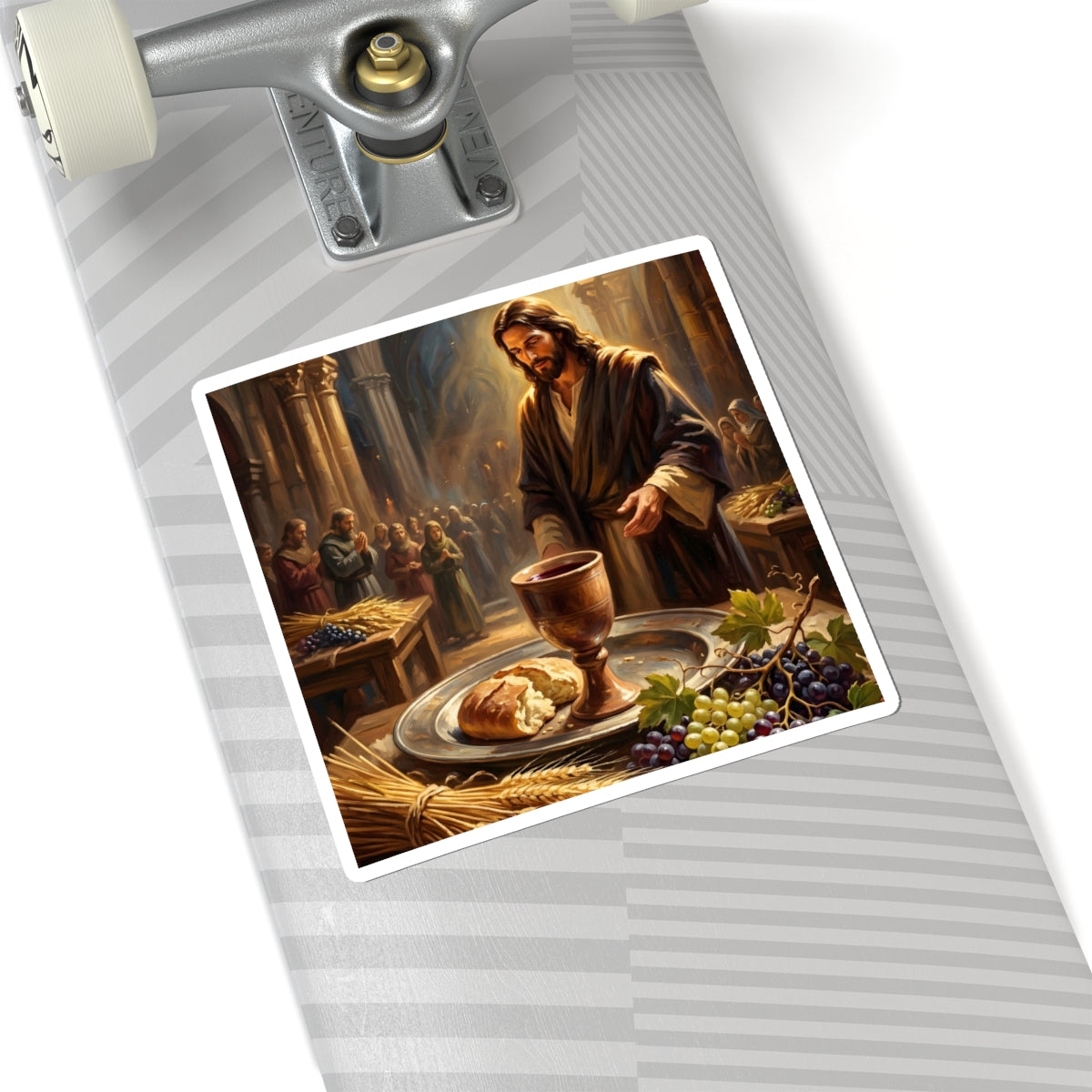 “The Harvest of Faith - Communion Still Life” - Sticker