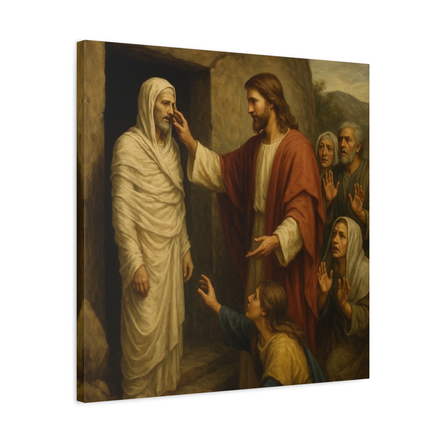 “Jesus Raises Lazarus from the Dead – John 11:1–46” - Canvas Art
