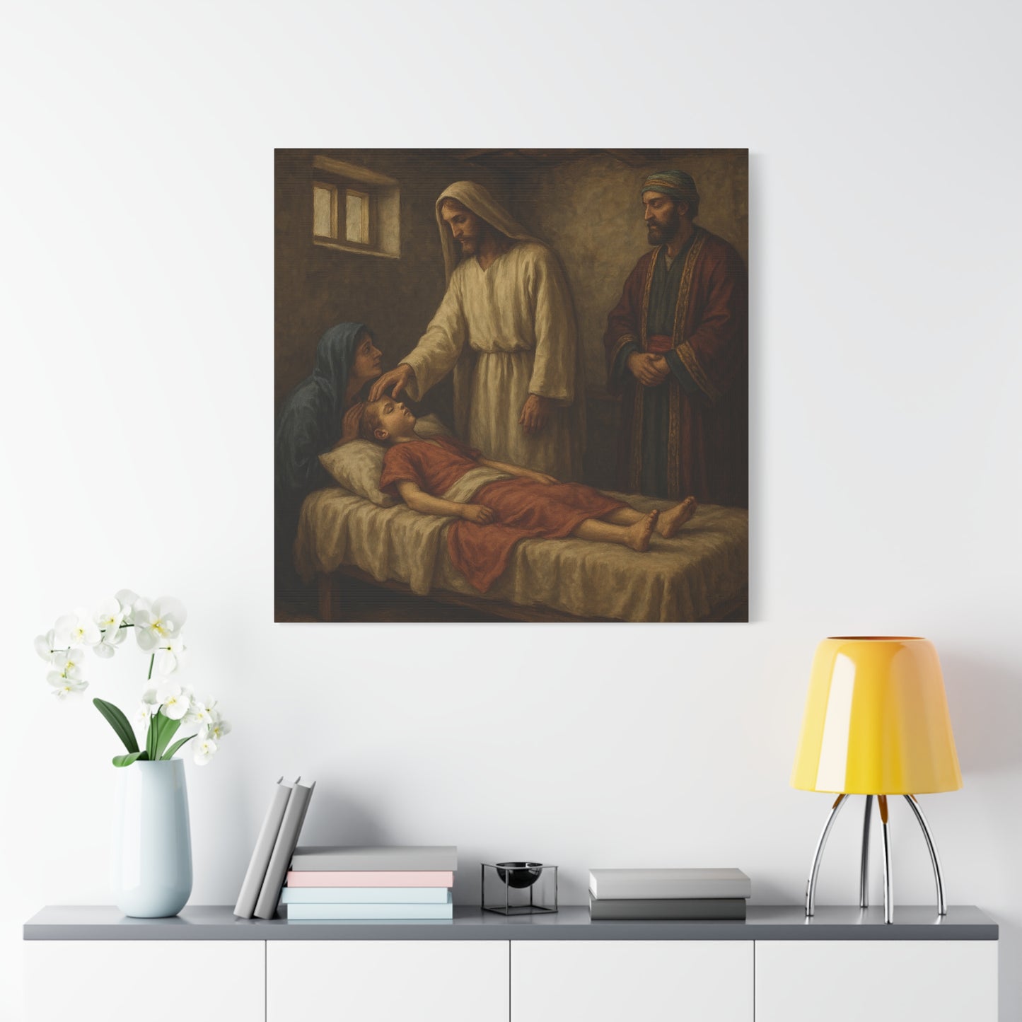 “The Healing Word – Jesus Restores the Nobleman’s Son” - Canvas Art