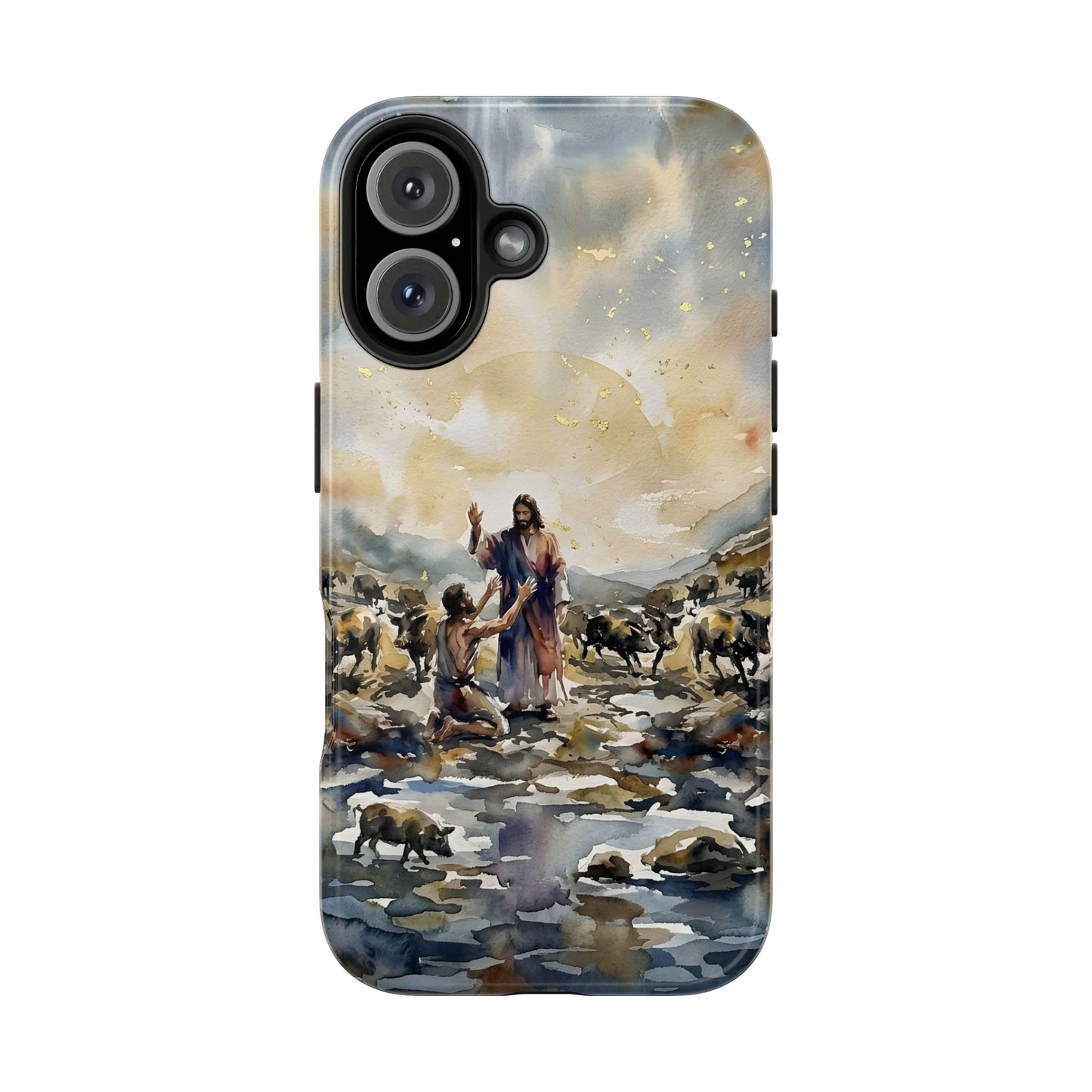 “Unchained - Jesus and the Demoniac” - Phone Case