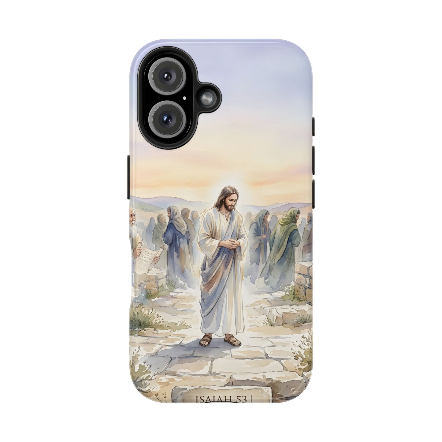 Isaiah prophesying the suffering servant - Phone Case