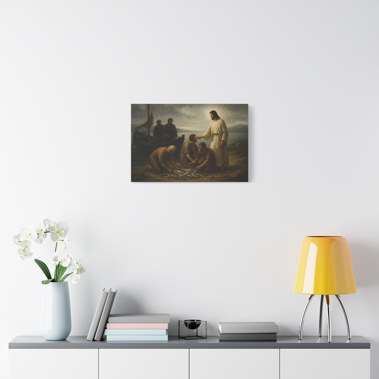 “The Miraculous Catch – John 21:1–14” - Canvas Art