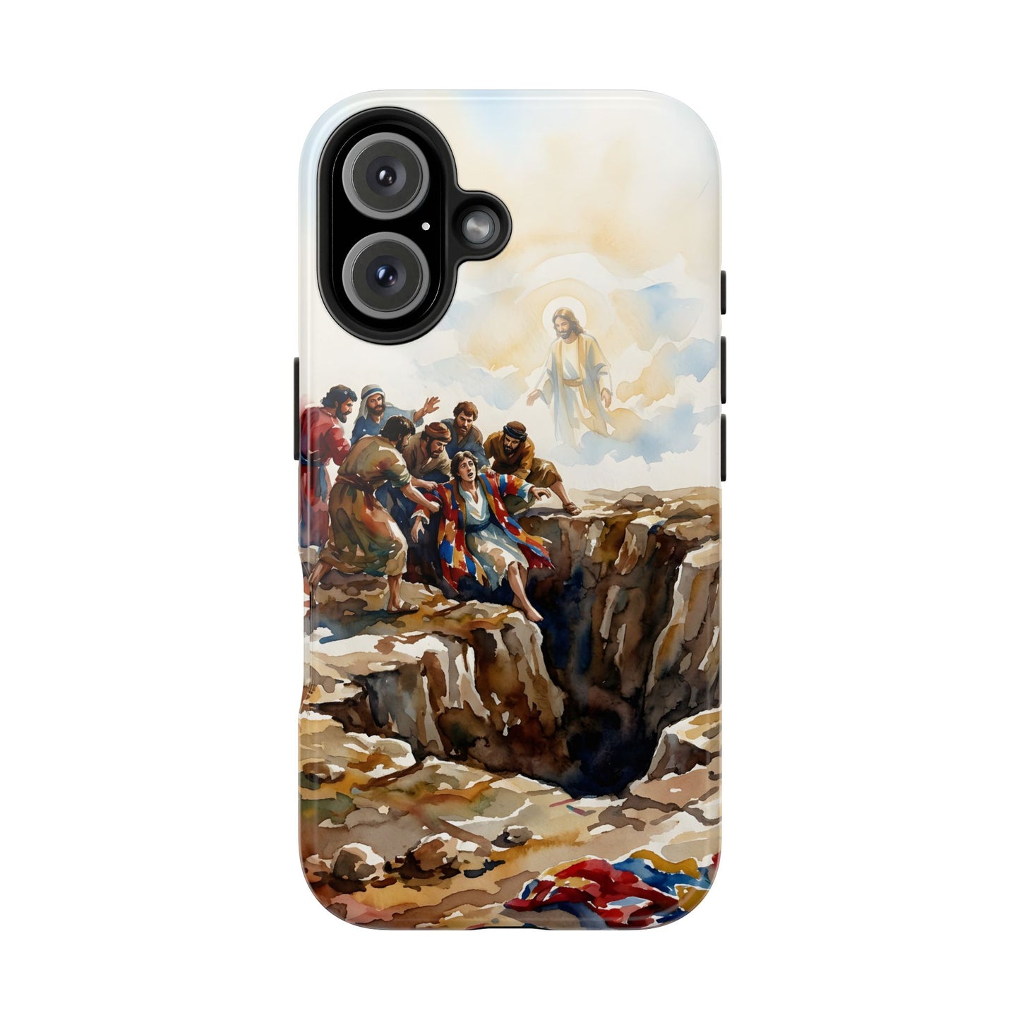 “Betrayal and Providence - Joseph in the Pit” - Phone Case